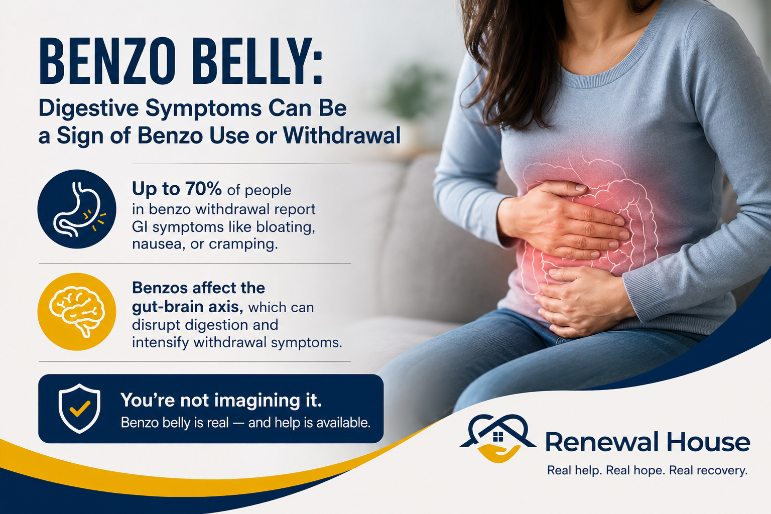 Benzo Belly Causes, Symptoms & Withdrawal